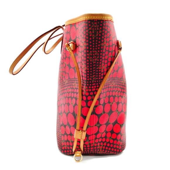 Louis Vuitton LV Shoulder Bag M40686 Neverfull MM Red Monogram Wave - Picture 4 of 8